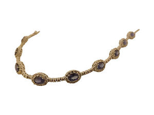 Bracciale diamanti zaffiri