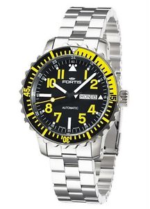 Fortis Herrenuhr Maritime B-42 Marinemaster Day/Date Yellow Automatik 670.24.14