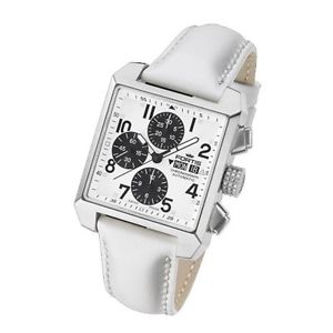 Fortis Herrenuhr Aviation Square Chronograph Automatik 667.10.72 L02