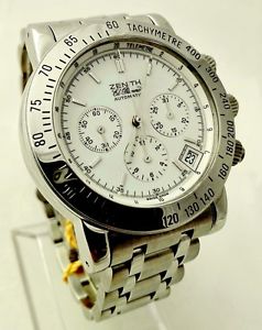 ZENITH EL PRIMERO RAINBOW AUTOMATIC CHRONOGRAPH WATCH FULL SET & 1 YEAR WARRANTY