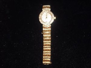 300 14k ye gold diamond quarts watch mather pearl face 28 dwt 1.5TCW E VS1 6.25"