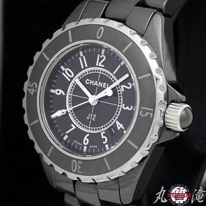 CHANEL Chanel J12 black ceramic 33mm H0682 Ladies Quartz