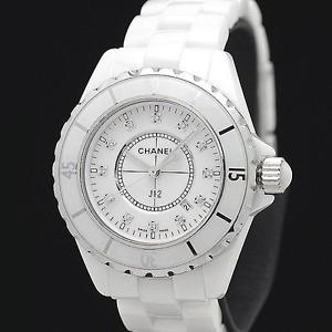 CHANEL Chanel Women''s J12 H1628 12P diamond