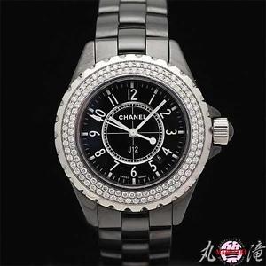 CHANEL J12 black ceramic diamond Bezel black H0949 33mm Ladies