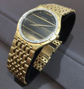 Juvenia Watch 18K Solid Gold, Over 95 Grams With A Diamond Bezel