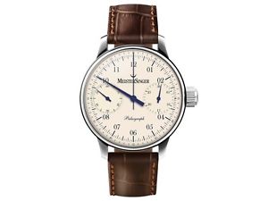 MeisterSinger Uhren Herrenuhr Einzeigeruhr Chronograph Paleograph SC103