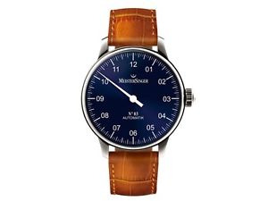 MeisterSinger Uhren Herrenuhr Einzeigeruhr N03 AM908