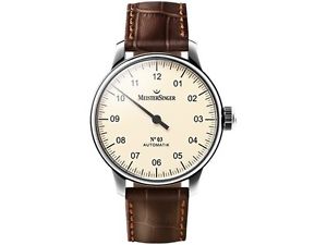 MeisterSinger Uhren Herrenuhr Einzeigeruhr N03 AM903
