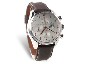 Laco Herrenchrono Armbanduhr Valjoux Rosegold 861586