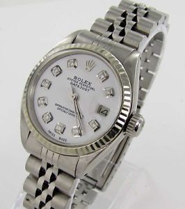Rolex Datejust Orologio da donna con brillanti Diamanti