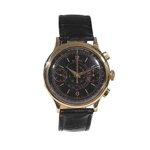 Eberhard & Co. Yellow Gold Chronograph Wristwatch