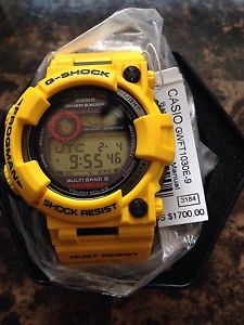 CASIO G-Shock Yellow Frogman GWF-T1030E-9 Limited Edition. Rare only 333 made!