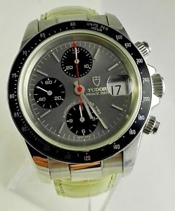 TUDOR (BY ROLEX) PRINCE DATE 79260 TRANSITIONAL AUTOMATIC CHRONOGRAPH B & 1 YW