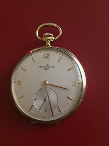 Hochwertige Ulysse Nardin Taschenuhr Handaufzug aus 14K 585er Gold, funktioniert