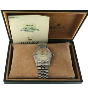 ROLEX DATEJUST WHITE DATE AUTO
