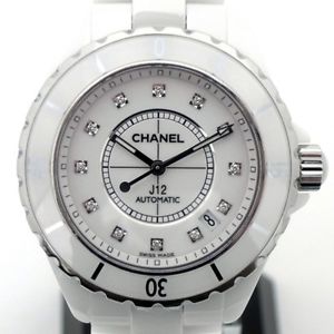 Auth CHANEL J12 38mm 12P Diamond Men's Automatic 143372