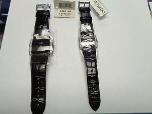 Movado Elino majesta Alligator Strap Black dial & Sapphire crystal His&Hers