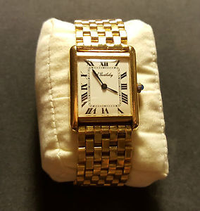RARE ALEXIS BARTHELAY VINTAGE WATCH 18K GOLD, 18K BRACELET