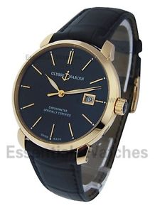 ULYSSE NARDIN CLASSICO ROSE GOLD BLACK 8156-111-2/92