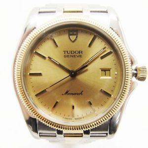 Auth TUDOR Monarch SS Men's Quartz SS&K18YG 122607