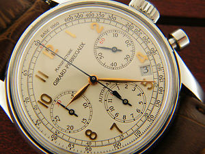 GIRARD PERREGAUX MANUFACTURE REF 4946 RARE  AUTOMATIC CHRONO SWISS MADE