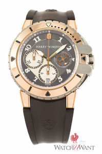 Harry Winston Project Z2 Ocean Diver Chronograph Ref. 410/MCA44RZC 18k Rose Gold