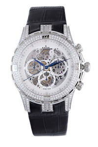 Edox Men's 95002 3DB NAD Grand Ocean Diamond Automatic Chronograph Wristwatch