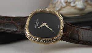 Orologio Patek Philippe ellipse ref. 4312 oro giallo 18 kt e diamanti - Manuale