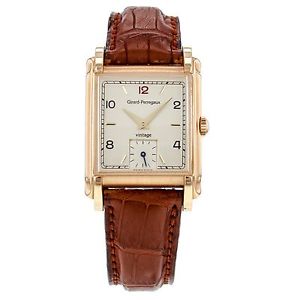 Girard Perregaux Vintage '94 No. 103A 18K Rose Gold Leather Strap