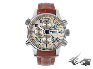 Fortis Daybreaker Recon Chronographs Automatic Watch, F-2012, Pearl, Limit Ed