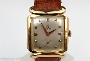 OMEGA original automatic watch gold 18Kt. Ref. 14609 Very good condition 1950's