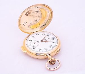 Invicta Quarter Repeater & Chronograph pocket watch 14K solid gold hunter case