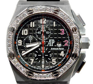 AUDEMARS PIGUET ROYAL OAK OFFSHORE SHAQUILE O' NEAL W/ DIAMONDS, MEN'S