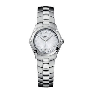 Ebel Sport Mother of Pearl Swiss Quartz Women's Diamond Watch 1215982