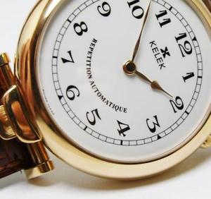 18kt ROSE GOLD HOUR AND FIVE-MINUTE KELEK repetition WRISTWATCH