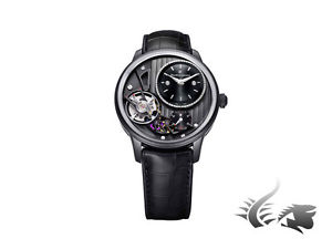 Maurice Lacroix Masterpiece Gravity Limited Automatic Watch, PVD, Crocodile