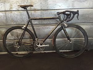 Colnago C40 Kohlenstoff 2000 Gold Edition Gelände Fahrrad mit Millennium Uhr