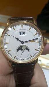 Beijing Wristwatch Handwind  Big Dat Enamel Moonphase Dial Man 18K Rose Gold