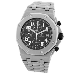 AUDEMARS Piguet Stainless Steel Offshore Black Themes Chronograph # 25721 ST