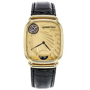 Audemars Piguet Automatic Tourbillon 25643BA Ultra Thin 18k Yellow Gold Watch