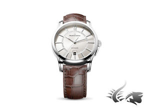 Maurice Lacroix Pontos  Date Automatic Watch, ML 115, Silver, PT6148-SS001-130-1
