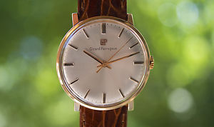 Superb Classic Girard-Perregaux 18K Pink-Gold Filled Mens Watch
