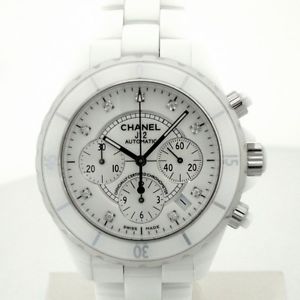 Auth CHANEL J12 Automatic Chronograph 9P Diamond Men's Automatic 153356