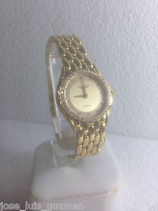 Reloj Longines Quarz Oro 18k & Diamante Diamond Gold Watch -R0017