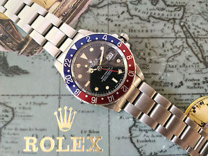 Rolex GMT Pepsi 16750 Plexy - nice patina