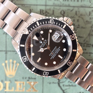 Rolex Submariner Data 16610 luminova
