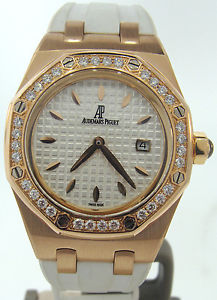 Audemars Piguet Royal Oak 33mm Ladies 67601OR.ZZ.D010CA.01 Diamond 18k Rose Gold