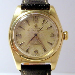 ROLEX  OYSTER PERPETUAL CHRONOMETER 5050  VINTAGE 1949  “OVETTO”  ORO 9Kt