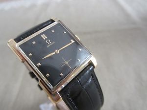 Ultra Rare Omega Art Decò Big Size solid yellow gold 18K from 40's   Like New