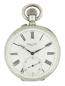 Open Face Pocket Watch w/ Argentina Navy Military Ordnance Num 600009 CI